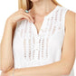 Free People - Lace Yoke Henley Sunkissed Top