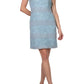 Adrianna Papell - Crewneck Racer Back Lace Dress