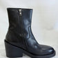 Ann Demeulemeester - Women's Zip Up Leather Ankle Boots