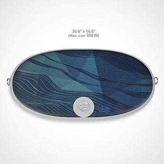 Trampolim JumpSport 350 Fitness 39" fornecido com tapete antifadiga Wurf Board