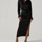 Astr - Satin Shirt Dress