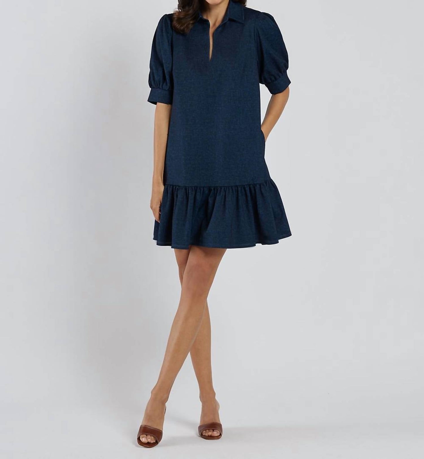 Jude Connally - Tierney Short Sleeve Denim Dress