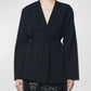 Enza Costa - Soft Crepe Wrap Blazer