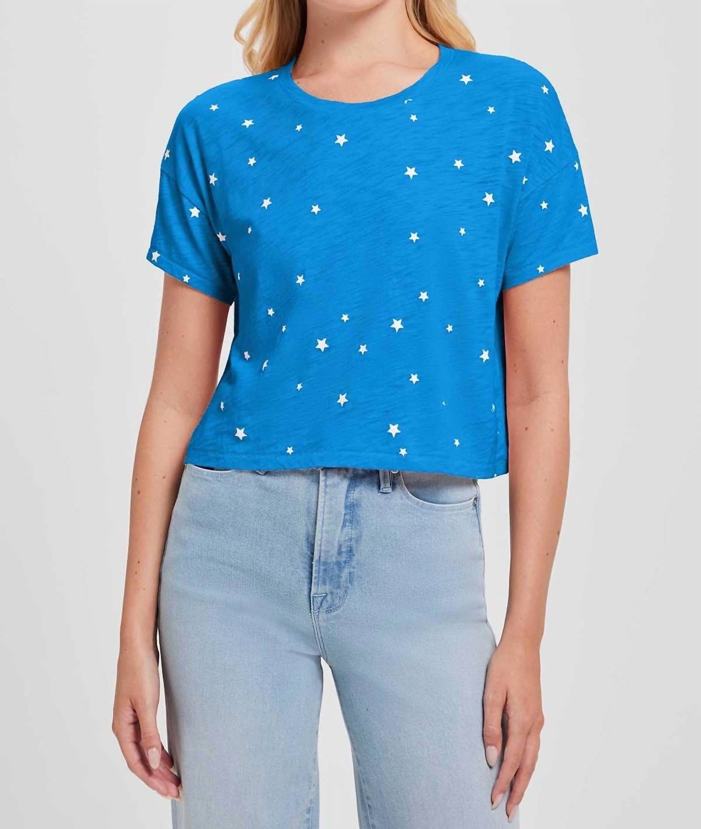 Goldie Tees - Galaxy Drop Shoulder Crop Tee
