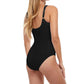 Profile By Gottex - Round Neck One Piece Swimsuit