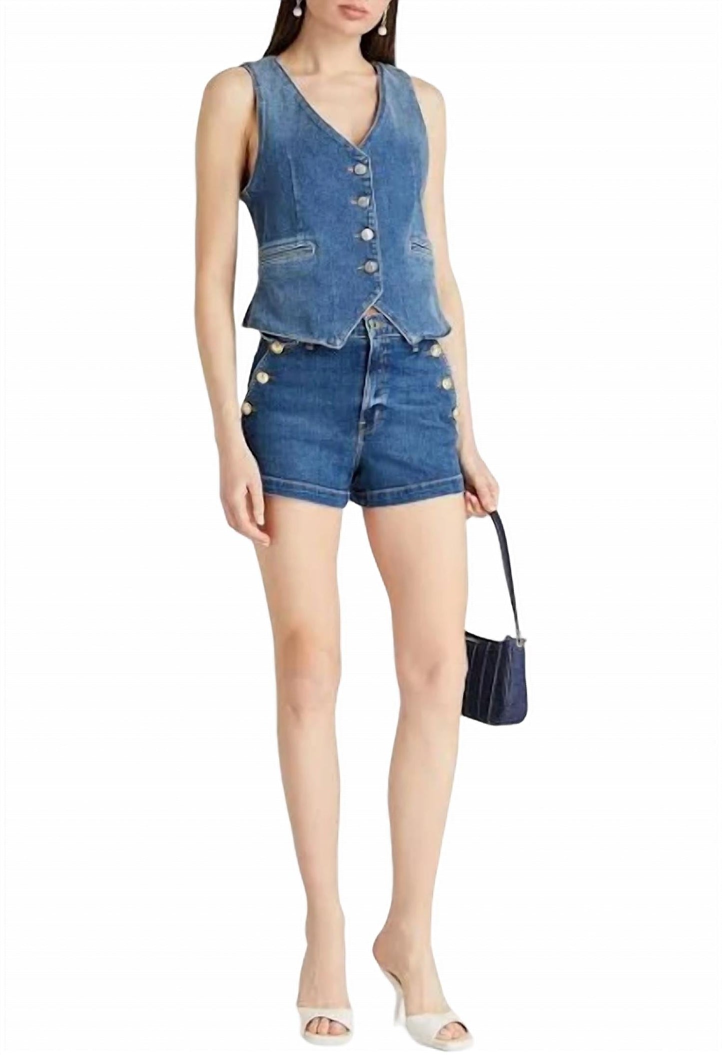 Derek Lam 10 Crosby - MERCER DENIM SHORT
