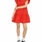 Umgee - Erica Scallop Mini Dress