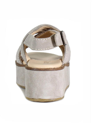 Diba True - Sandália Anabela de Camurça Dor Ian Feminina