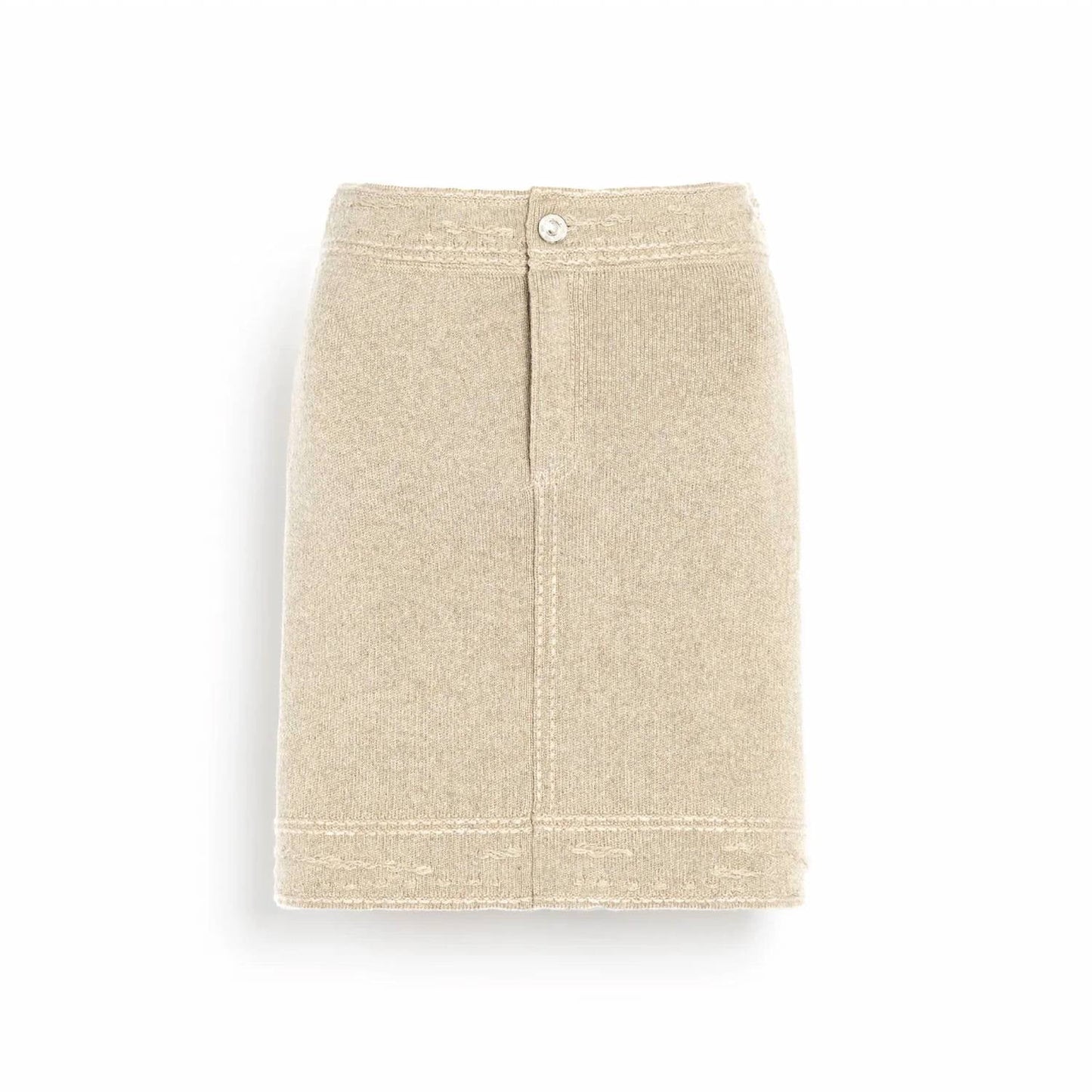 Barrie - Patchwork Denim Skirt