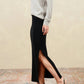 27 Miles Malibu - Betsi Cashmere Side Slit Pencil Skirt
