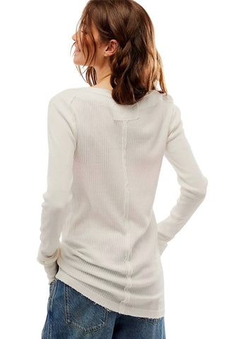 Free People - Blusa gola redonda Honey B