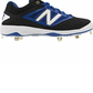 Chuteira de beisebol masculina New Balance L4040V3 preta/preta