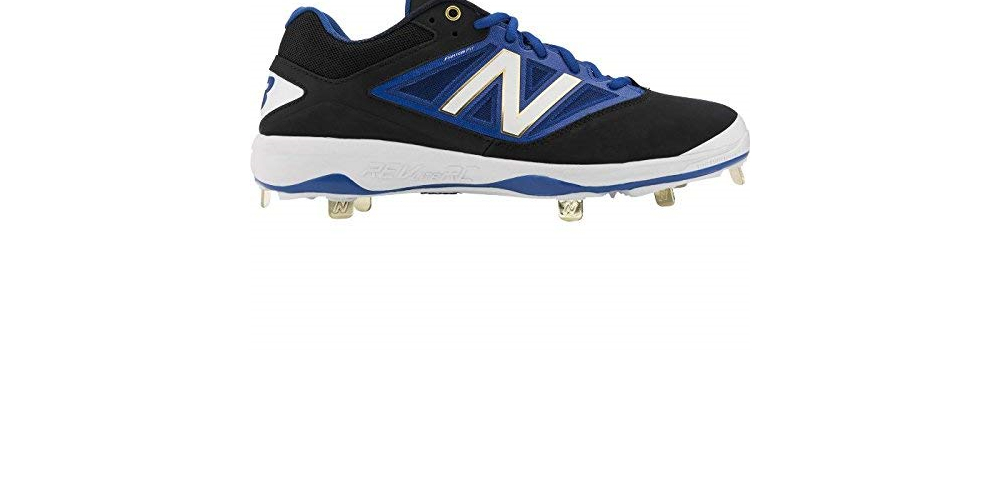 Chuteira de beisebol masculina New Balance L4040V3 preta/preta