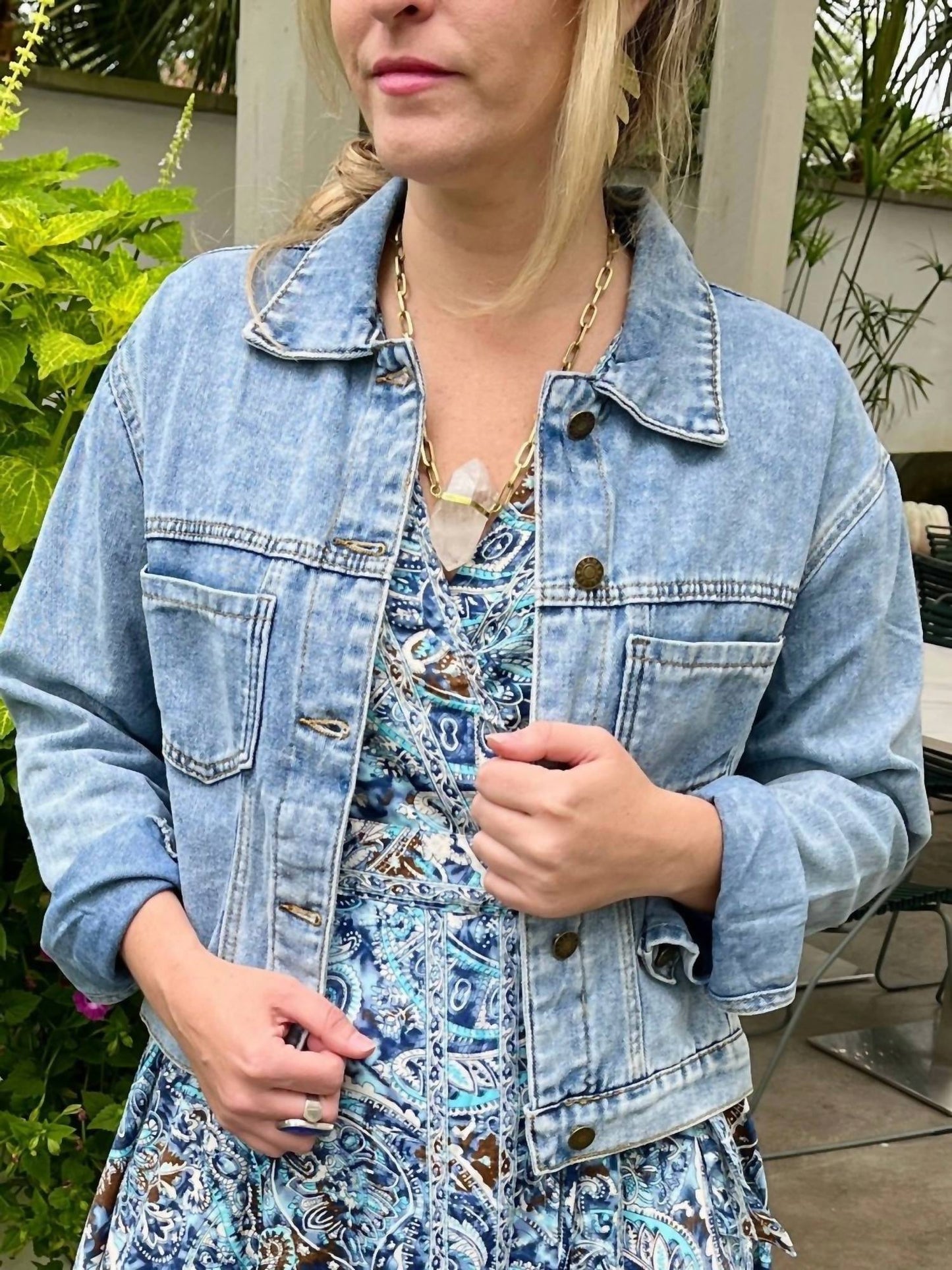 Dipped Shop - Trendy Loose Solid Jacket