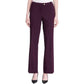 Calvin Klein Womens Petites Modern Fit Mid-Rise Pants Purple 12P