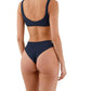 Malai - Women's Textured Wave Neo Paramount Bottom Bikini