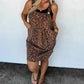 Blakeley - Leopard Print Overall Dress