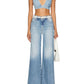 Mother - Pre-loved Tit For Tat Wash Denim Bralette
