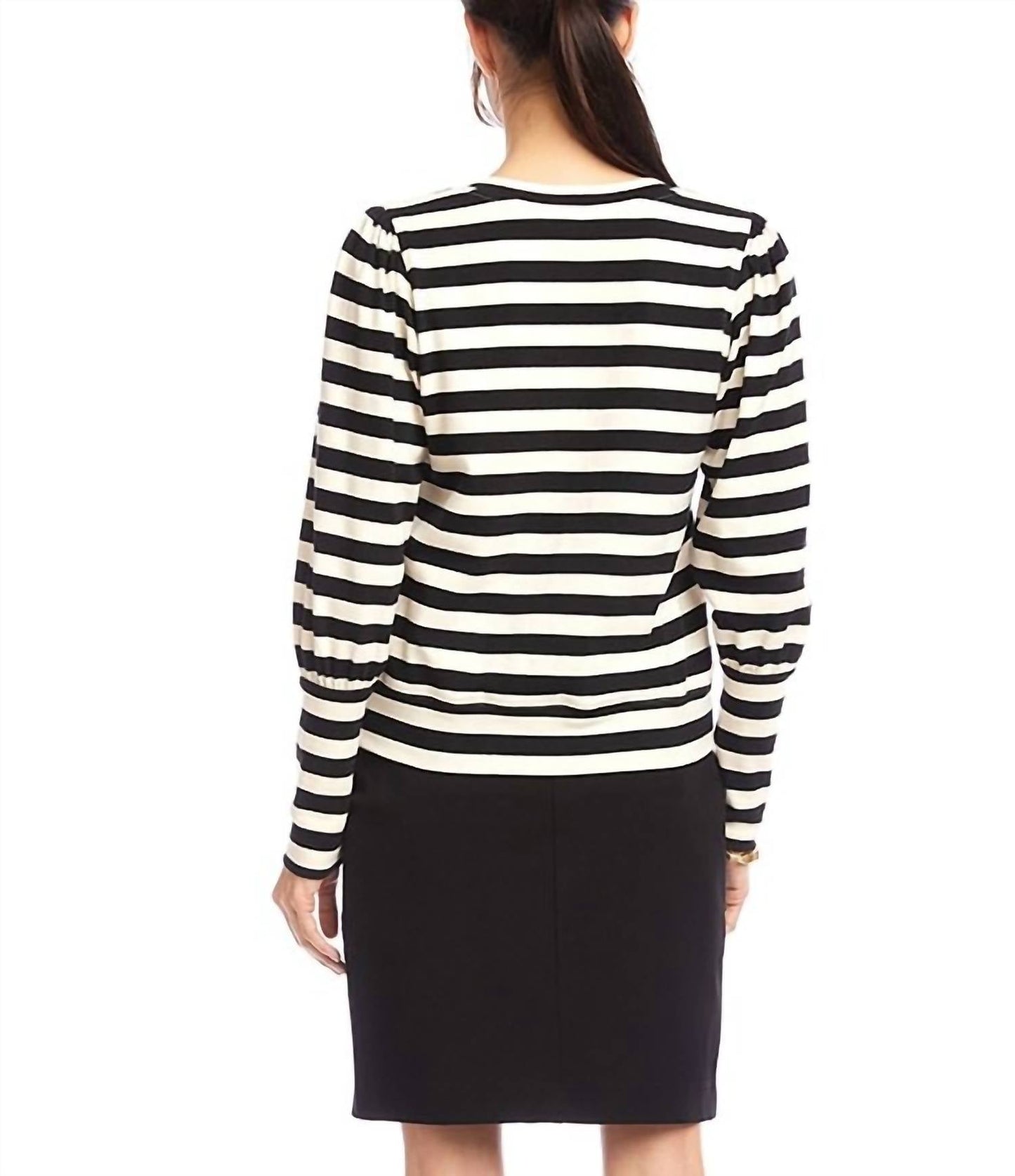 Karen Kane - Bishop Sleeve V Neck Top