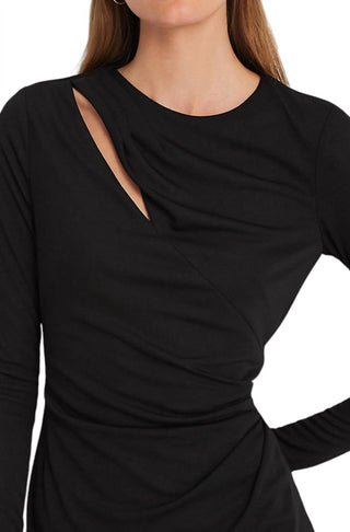 Ralph Lauren - VESTIDO DE COCKTAIL DE JERSEY ELÁSTICO PLISSADO