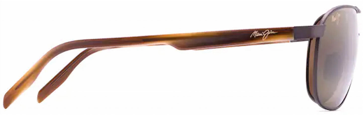 Maui Jim - Castles Polarized Aviator Sunglasses H728 - 01m
