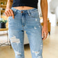 Judy Blue - High Waist Destroyed Boyfriend Jeans
