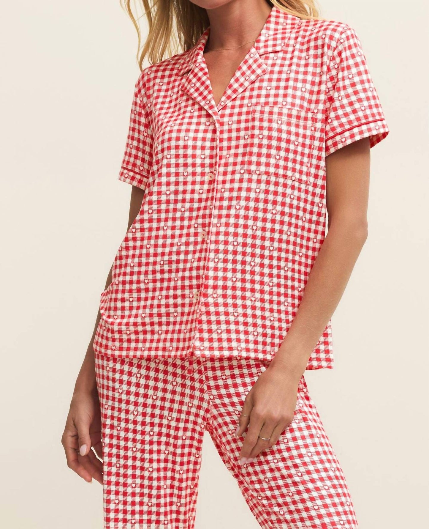 Z Supply - Gingham Pajama Top