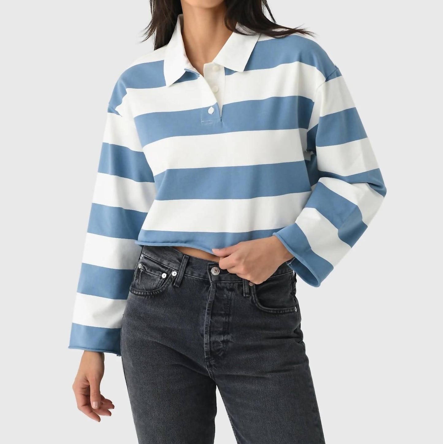 Re/Done - Cut Off Rugby Polo