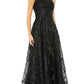 Mac Duggal 20389 Cap Sleeve Dress for Prom - Unique Formal Dress for Women Black