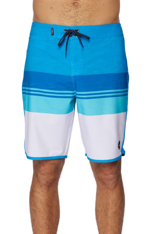 ONeill Four Square Stripe Blue Board Shorts