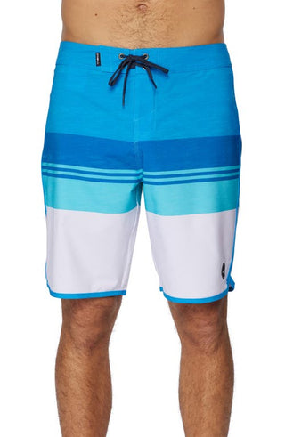 ONeill Four Square Stripe Blue Board Shorts