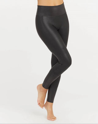 Spanx - Women's Faux Leather Legging - Petite