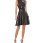 Mac Duggal - Short Cocktail Leather Dress