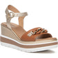Nerogiardini - Women's Chain Ankle Strap Platform Wedge