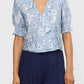 Generation Love - Lulu Floral Voile Cascade Blouse