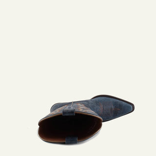 Buck &amp; Brana - Botas de vaqueira de couro fino Tessa