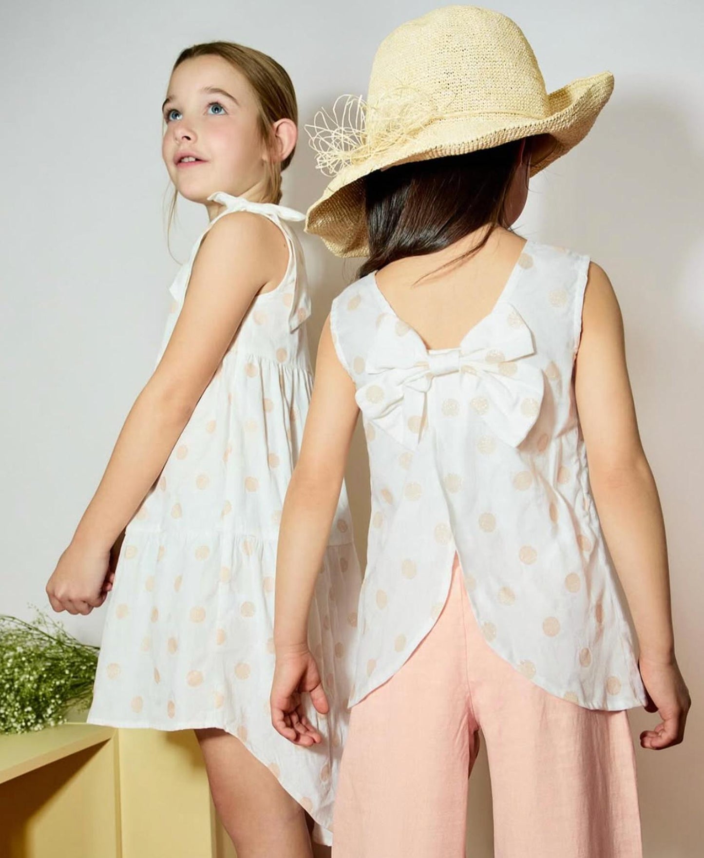 Emc - Girl's Glitter Polka Dots Dress