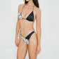 Gigizara - Limpet Brazilian Bottom Kaleidoscope Print & Gold Accents