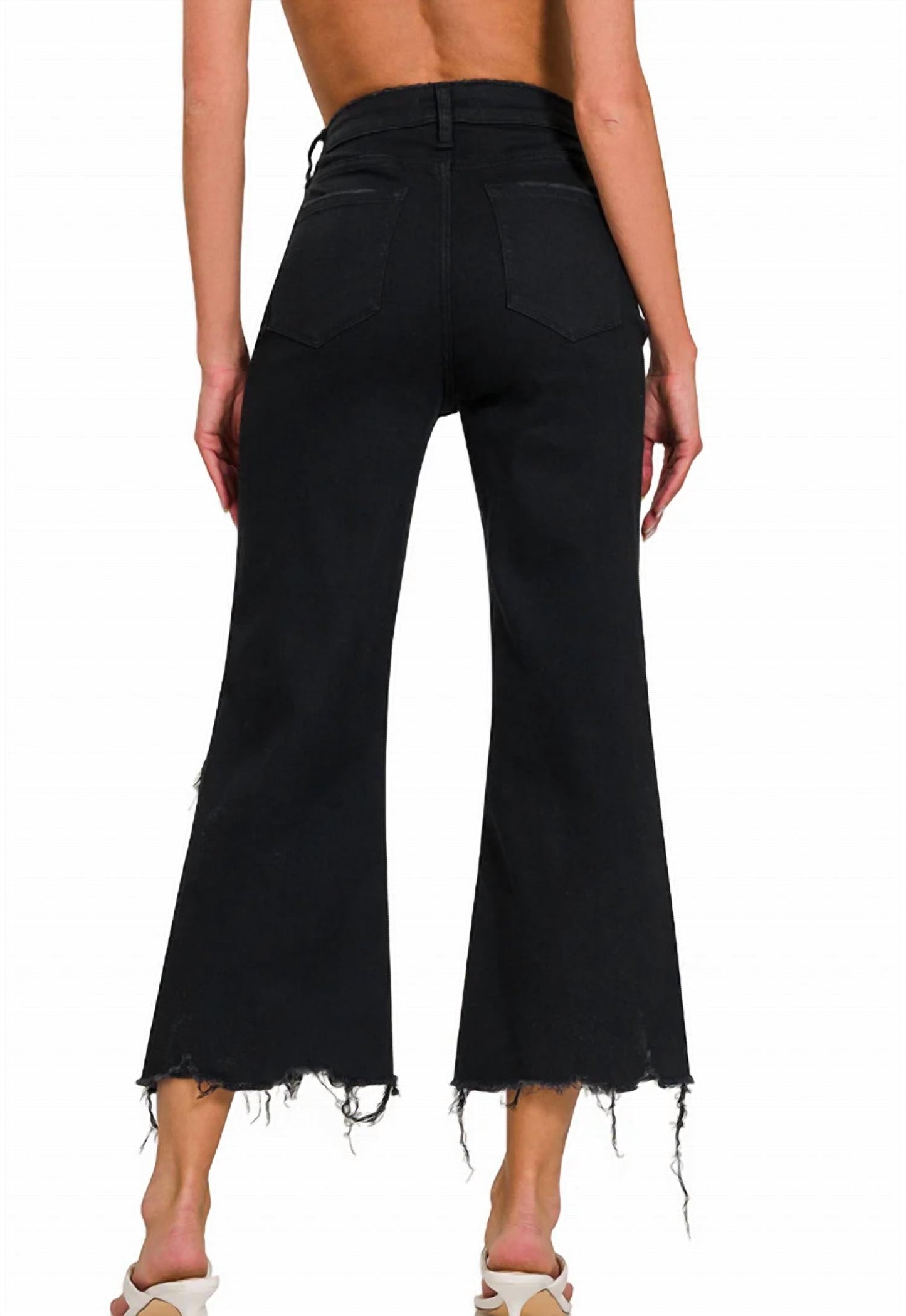 Zenana - Blackout Distressed Jean