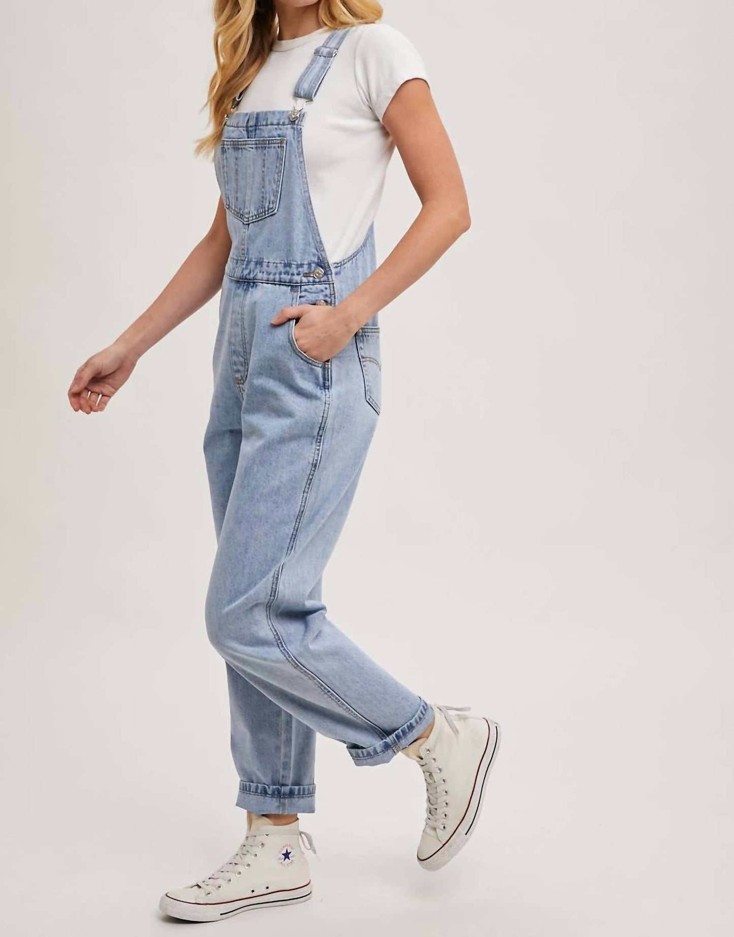 Bluivy - Denim Straight leg Overalls