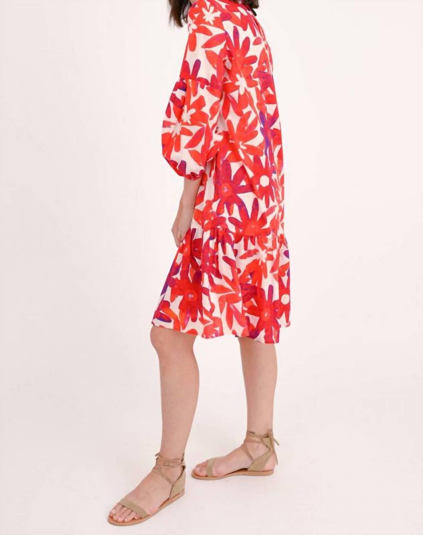 0039 Italy - Mila Ruffled Skirt Mini Dress