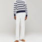 Brodie Cashmere - Breton Stitch Crew Neck