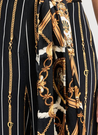 Camilla - Scarf Belt Wide Leg Pants