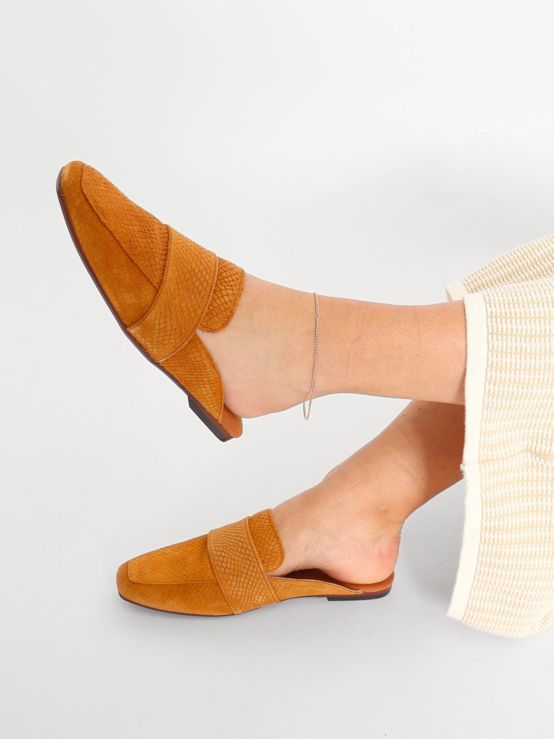 Free People - Women's At Ease Embossed Mules
