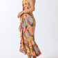 Aakaa - Rebecca Bust Drapping Ruffle Wrap Dress