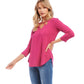 Karen Kane - Cut-Out Shirttail Tee