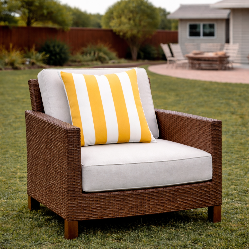 2 Pack Outdoor Throw Pillows, Waterproof & Fade-Resistant