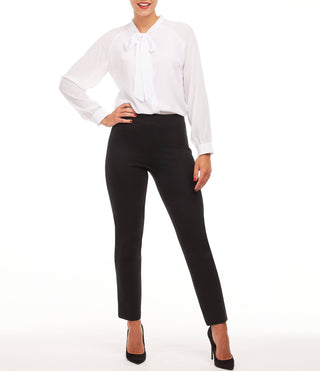 Spanx - Calça Ponte de Cintura Alta e Perna Reta
