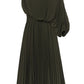 A.L.C. - Mara Georgette Pleated Midi Dress