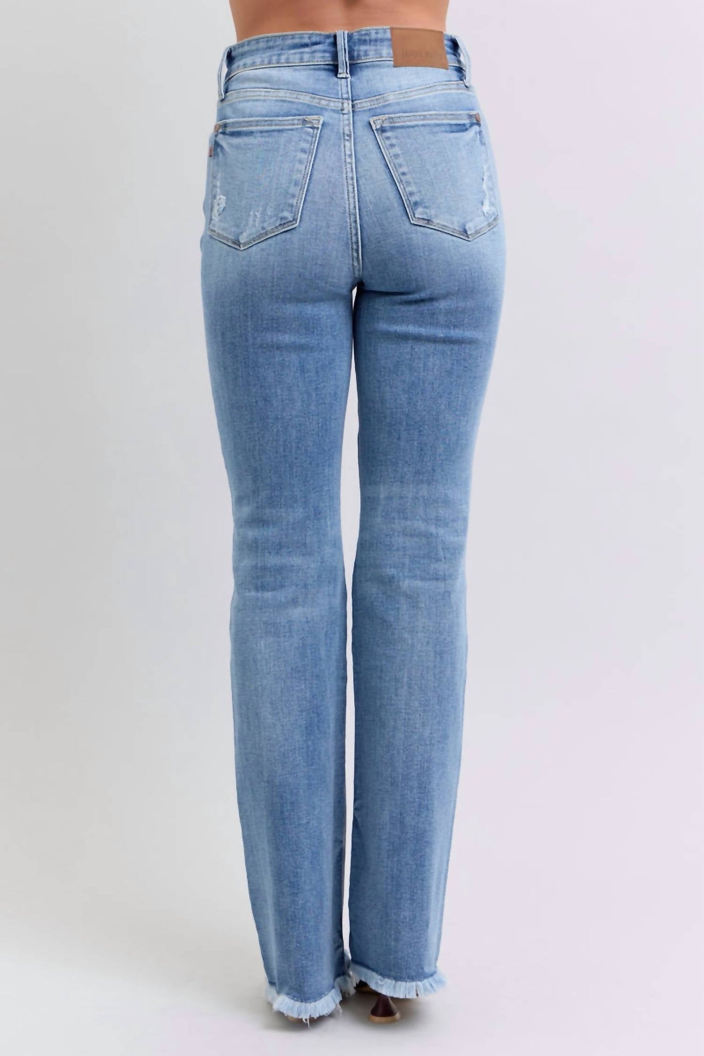 Judy Blue - High Waisted Frayed Bootcut Jean